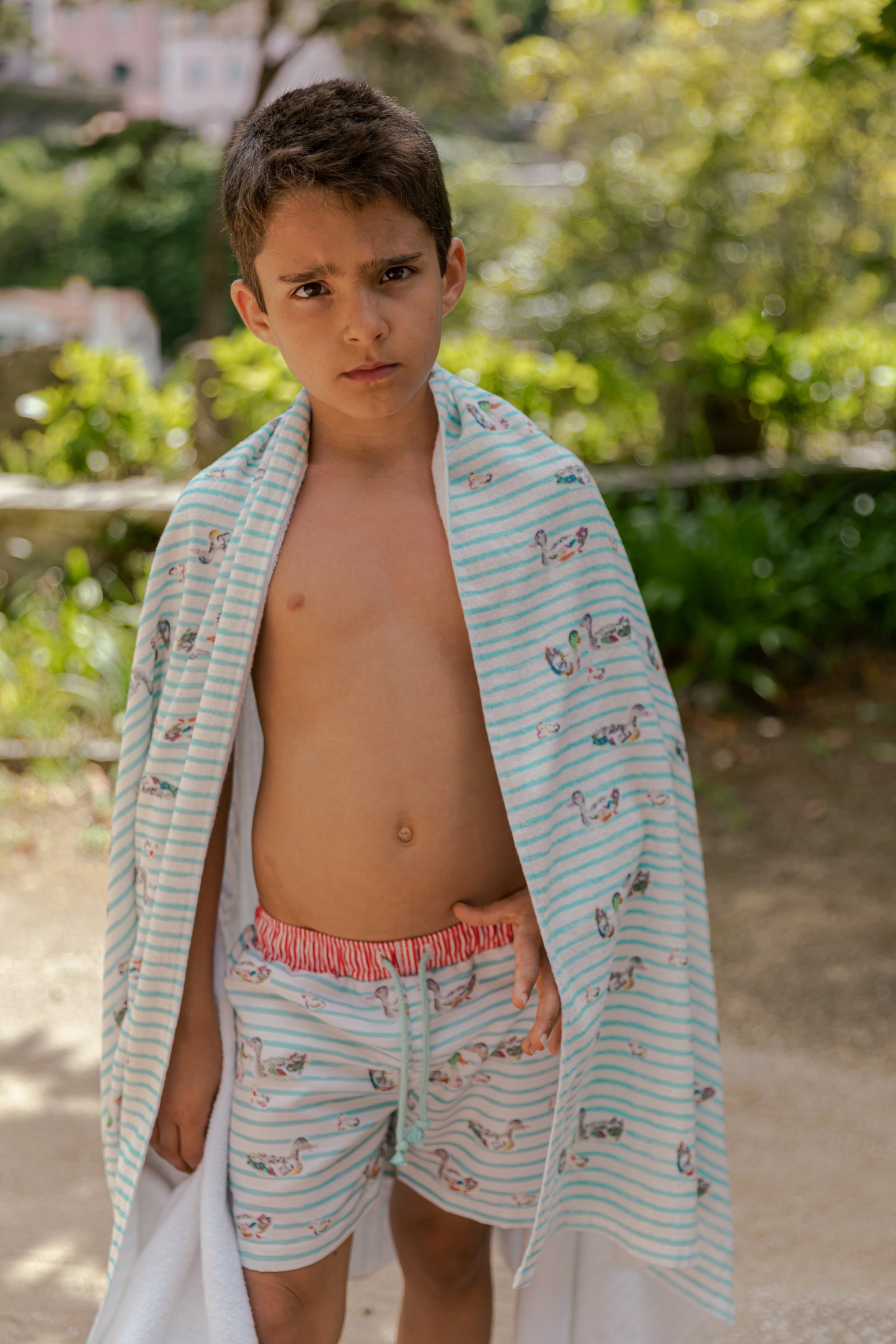 Paperboat - Duck family classic swim shorts