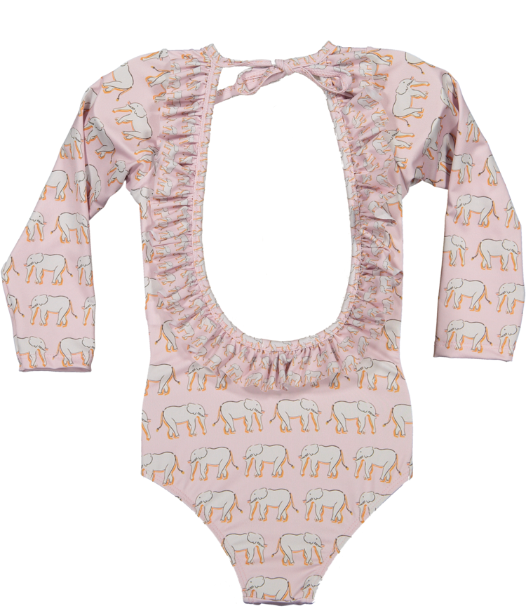 Paperboat - Elephant Long Sleeve Swimsuit