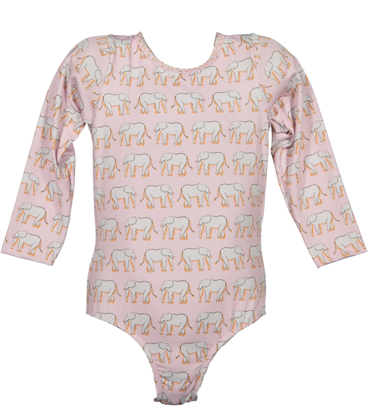 Paperboat - Elephant Long Sleeve Swimsuit