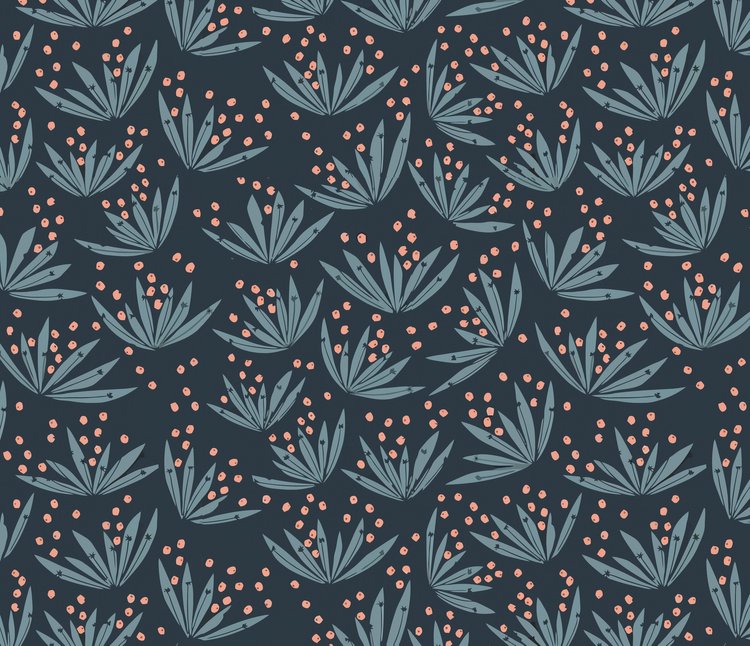 Paperboat - Dark Flowers Surfer Swim Shorts
