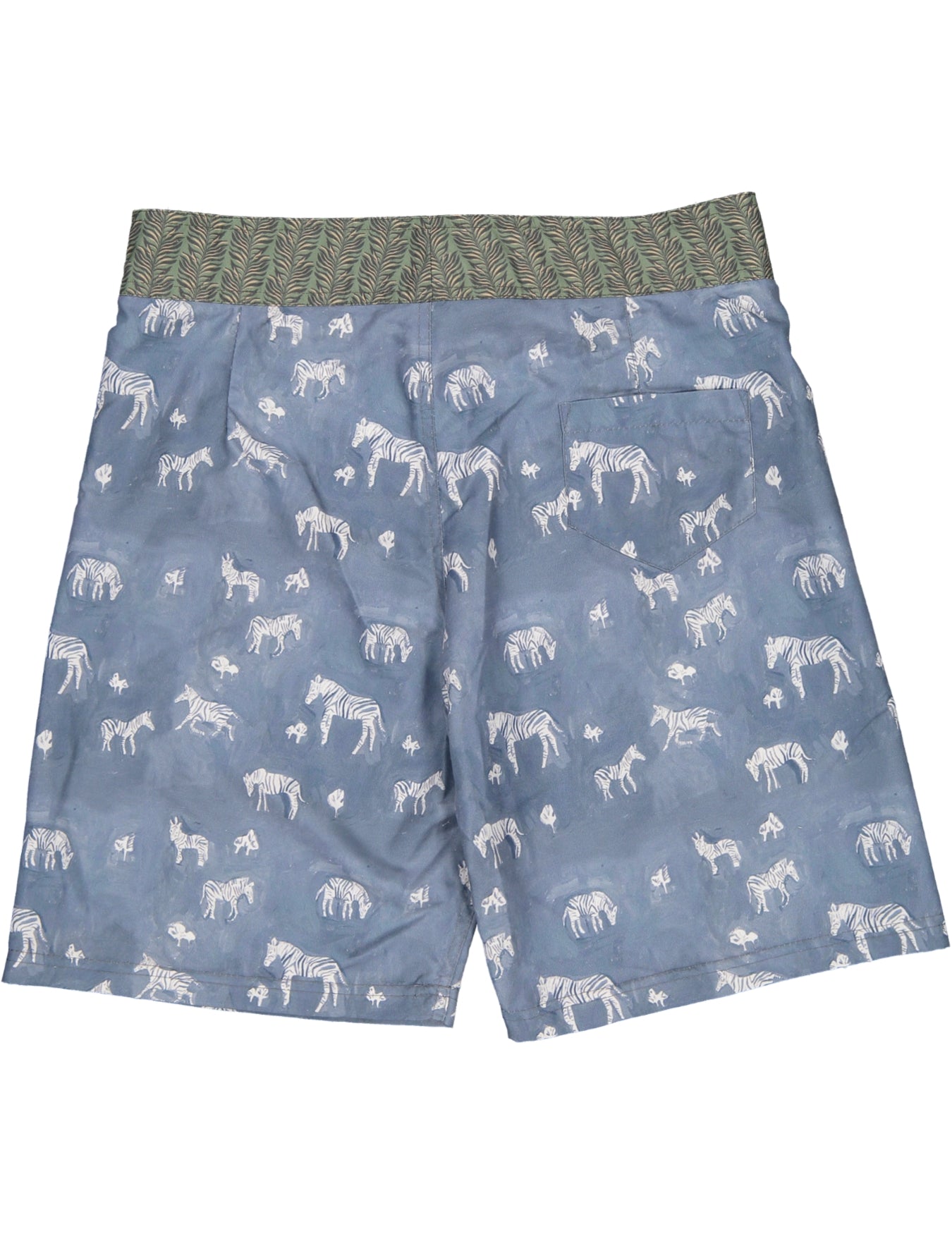 Paperboat - Jungle zebras surfer swim shorts
