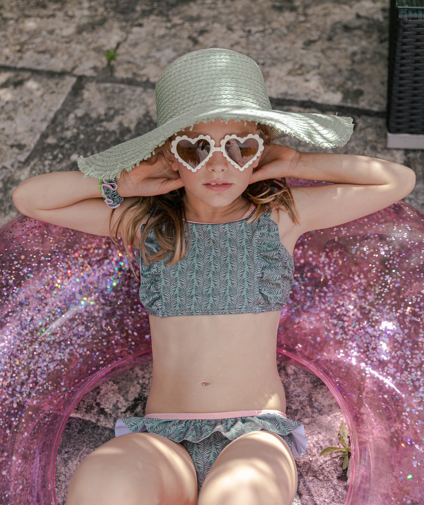 Paperboat - Green jungle bikini