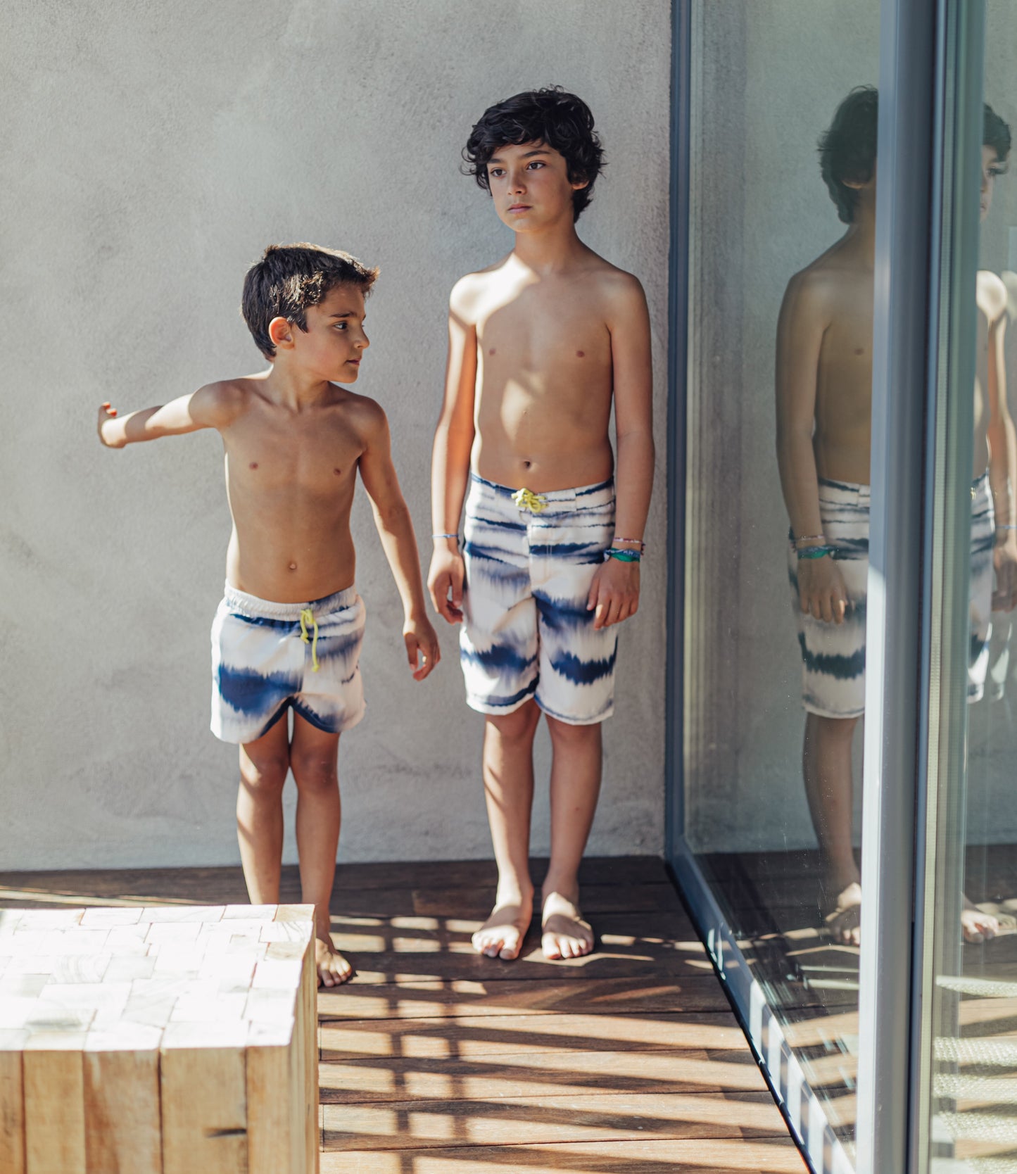 Paperboat - Tie-dye Classic Swim Shorts