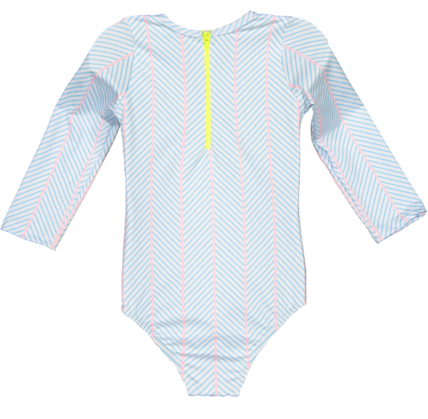 Paperboat - Geometric stripes long sleeve swimsuit