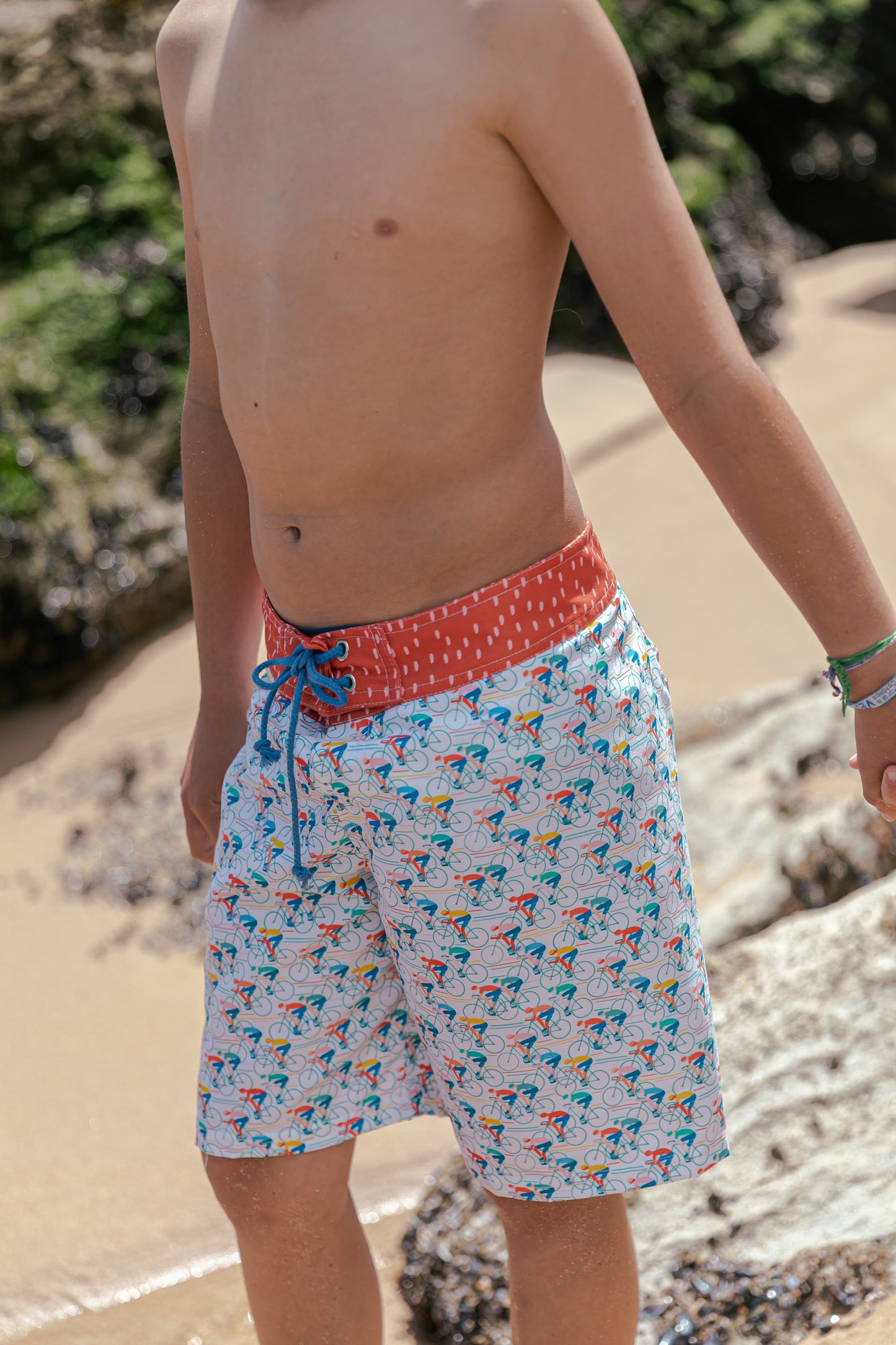 Paperboat - Cycling surfer swim shorts