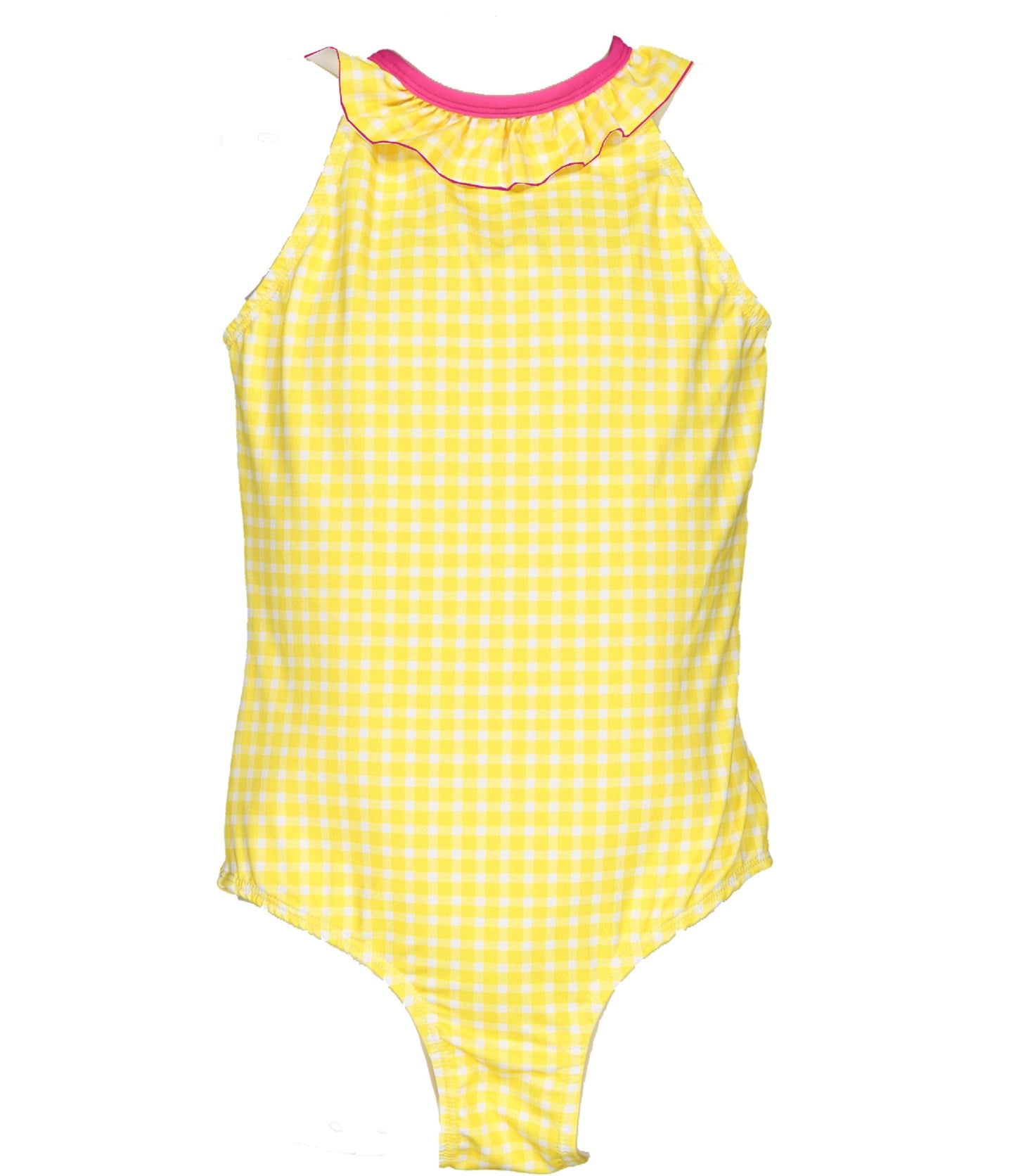 Paperboat - Yellow vichy swimsuit