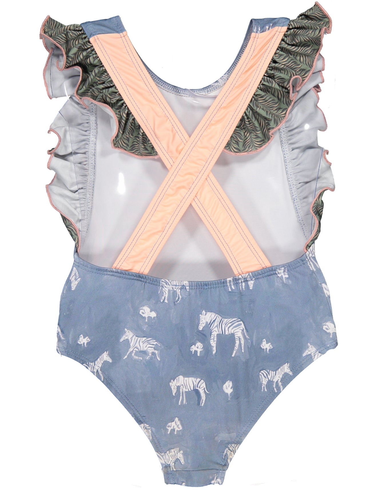 Paperboat - Jungle zebras swimsuit