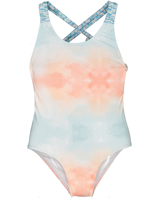 Paperboat - Landscape tie-dye swimsuit