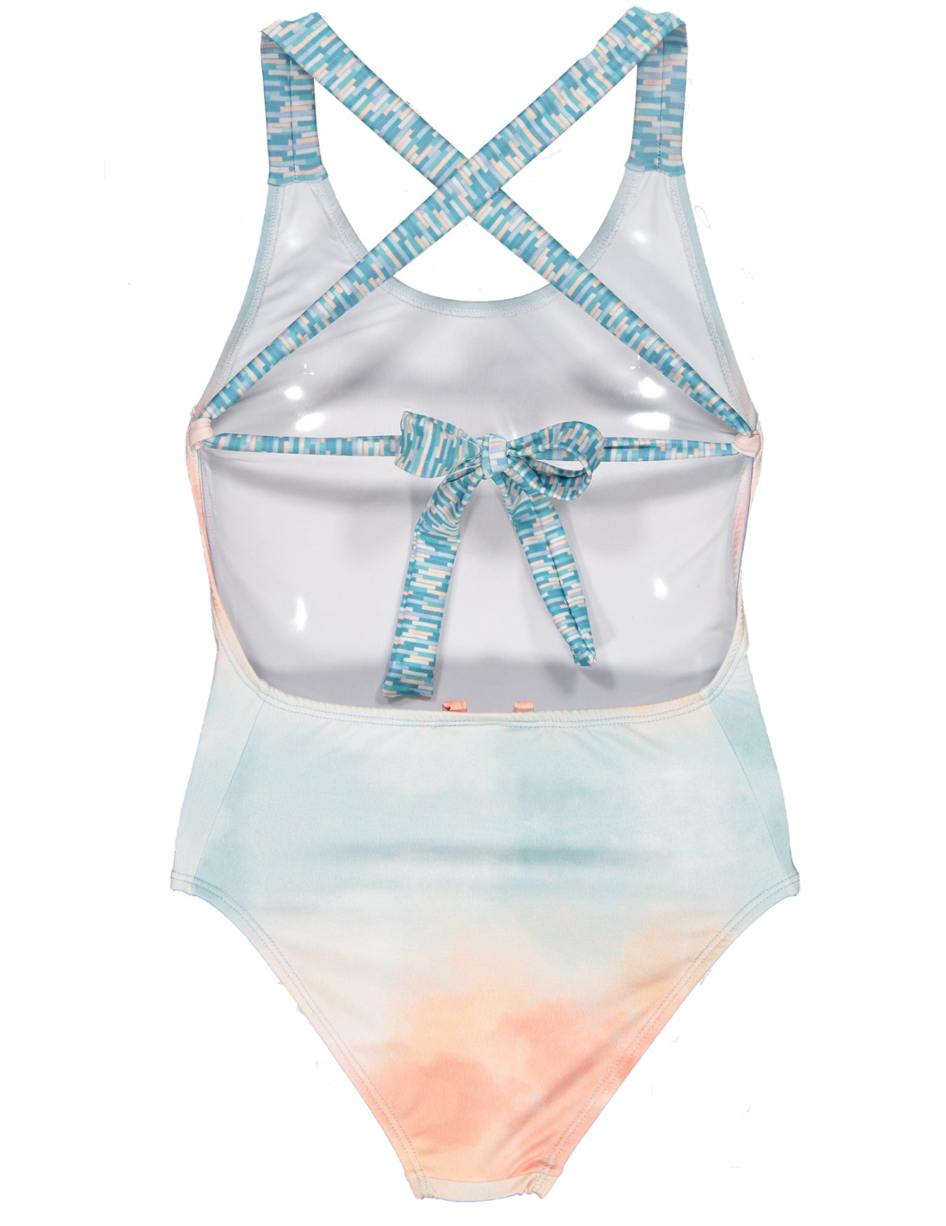 Paperboat - Landscape tie-dye swimsuit