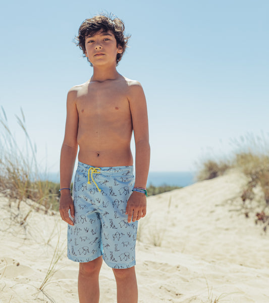 Paperboat - Origami Surfer Swim Shorts