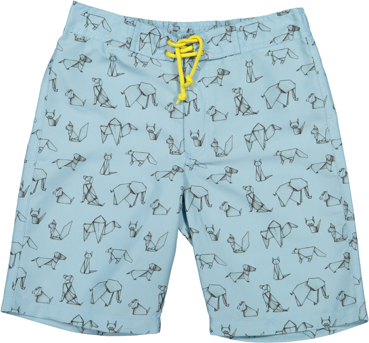 Paperboat - Origami Surfer Swim Shorts