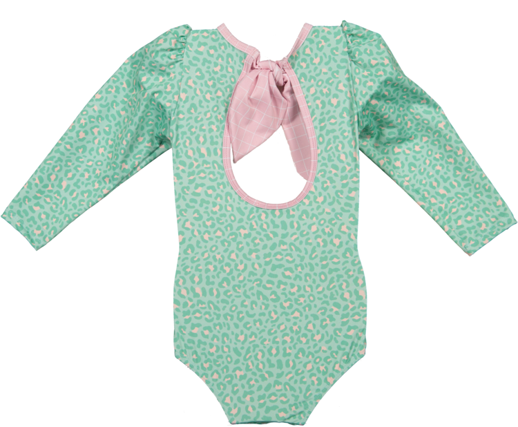 Paperboat - Animal Dot Long Sleeve Swimsuit