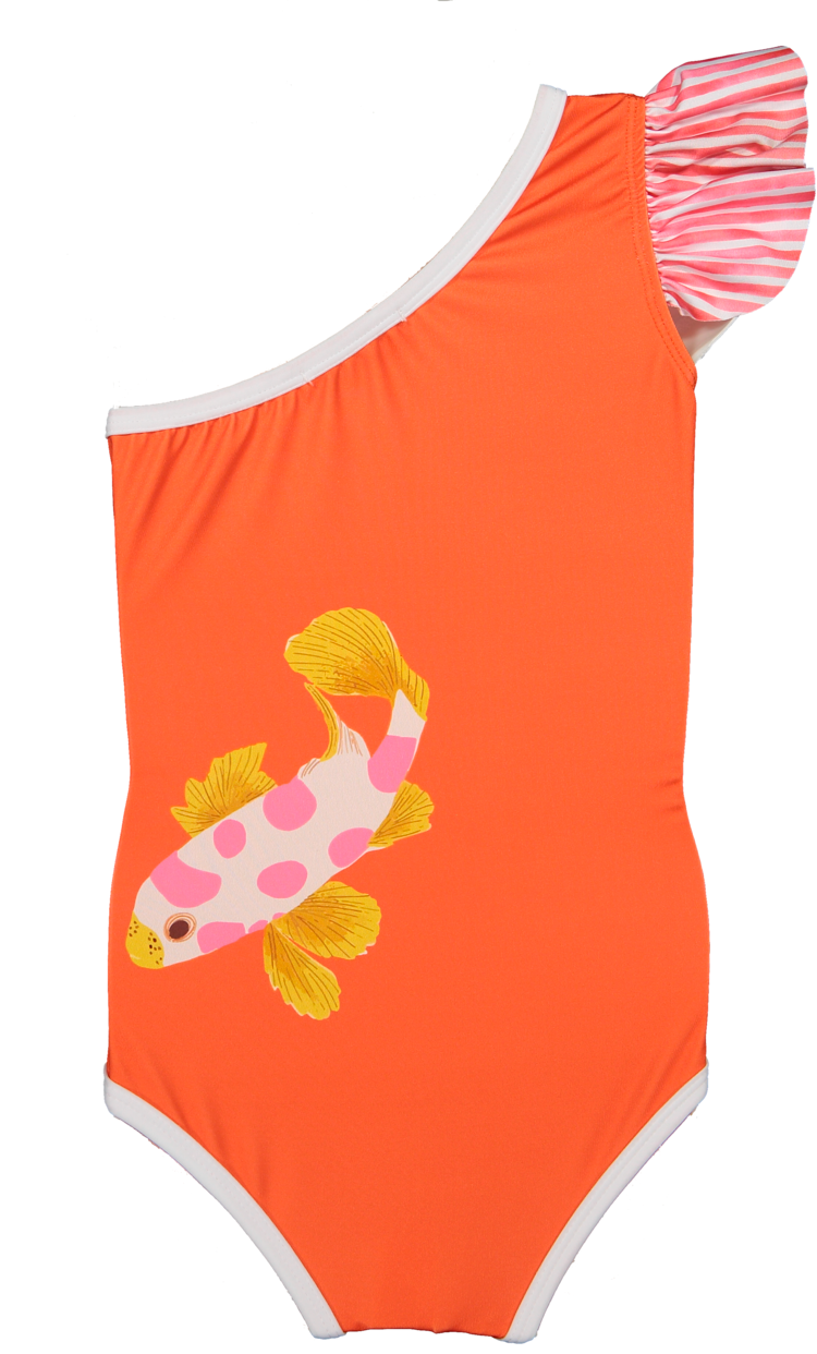 Paperboat - Orange Koi Carp Swimsuit